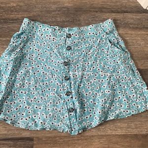 Floral skater skirt